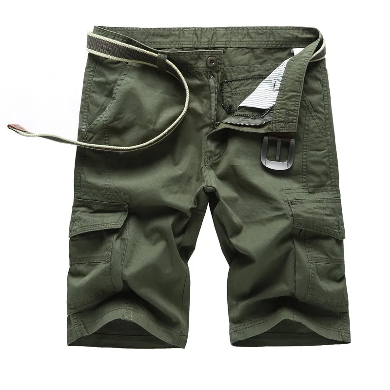 Новое поступление, мужские летние шорты, повседневные, свободные, до колена, модные, хлопковые, большие размеры 28, 29, 30, 31, 32, 33, 34, 36, 38