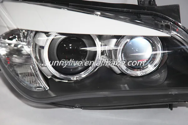 Для BMW X1 головной светильник angel eyes 2009- year DEPO