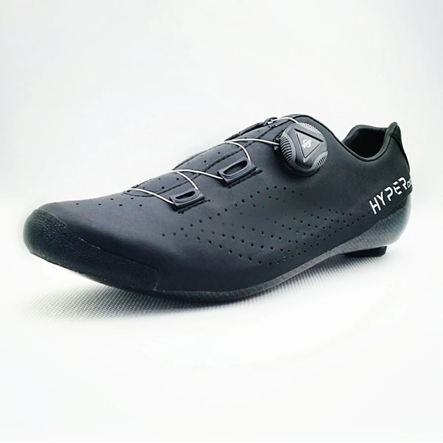 Original Hyper Cycling Shoes Heat Moldable 3K Carbon Fiber Road Bike Sneakers 1 Shoelaces Self-locking Thermoplastic Bicycle