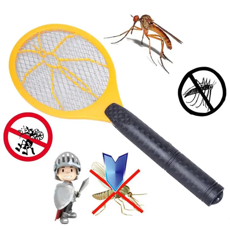 

Electric Mosquito Swatter Anti Mosquito Fly Repellent Bug Insect Repeller Reject Killers Pest Racket Trap Home Tool