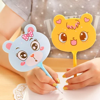 

Free shipping Special wholesale cute adorable animals creative summer must fan blue ballpoint pen hot shake 0.5mm