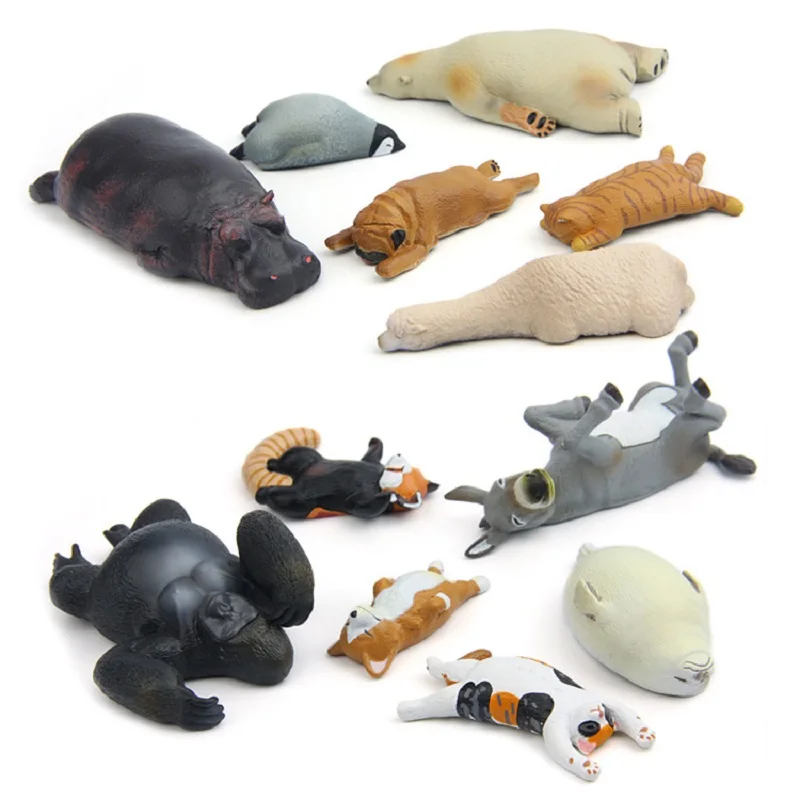 3D Animals Fridge Sleepy Dog Refrigerators Souvenir Resin Fridge