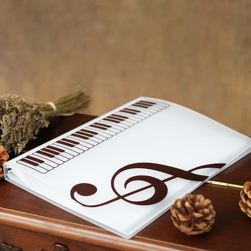 

A4 Piano Music Book Folders Piano Score Band Choral 80 Sheets Insert-type Folder Home Office Supplies