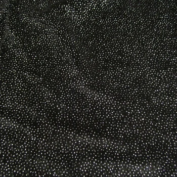 

1Piece New fashion Starry sky Velvet fabric French Shiny printed prom dresses cloth DIY Islamic Hijab Garments Sewing Fabric