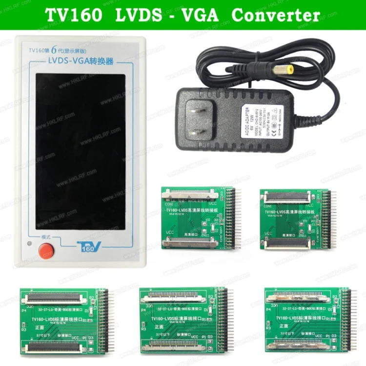 ТВ 160 6-го 7-го поколения LVDS VGA конвертер с дисплеем lcd/светодиодный тестер материнской платы Материнская плата инструмент+ мультиметр/скребок - Цвет: TV160 6th