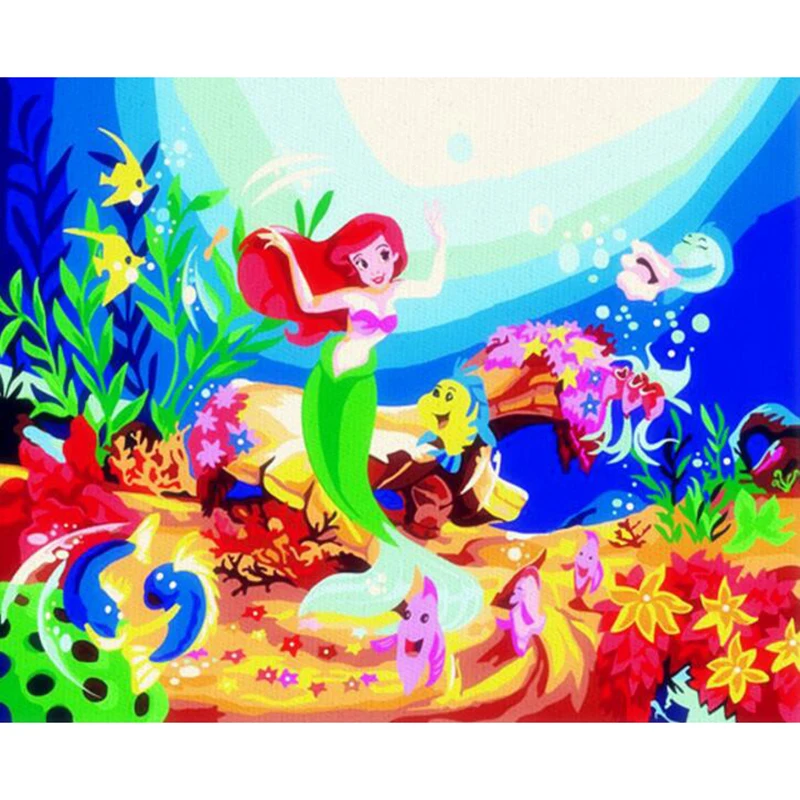 Diy Lukisan Minyak Digital Anak Mewarnai Cat Minyak Kanvas Diy Lukisan Minyak Digital Anak Mewarnai Cat Minyak Kanvas