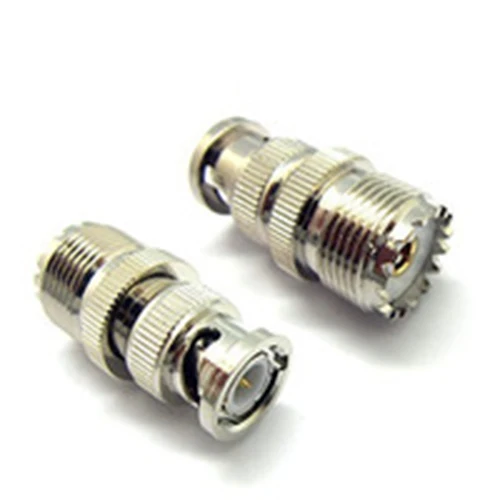 2 шт./лот UHF Female SO239 SO 239 Jack к BNC Male Plug RF коаксиальный адаптер Коннектор|jack plug connector|jack
