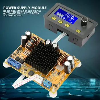 

DC-DC Adjustable 5A LCD Digital Automatic Step-up Step-down Voltage Module