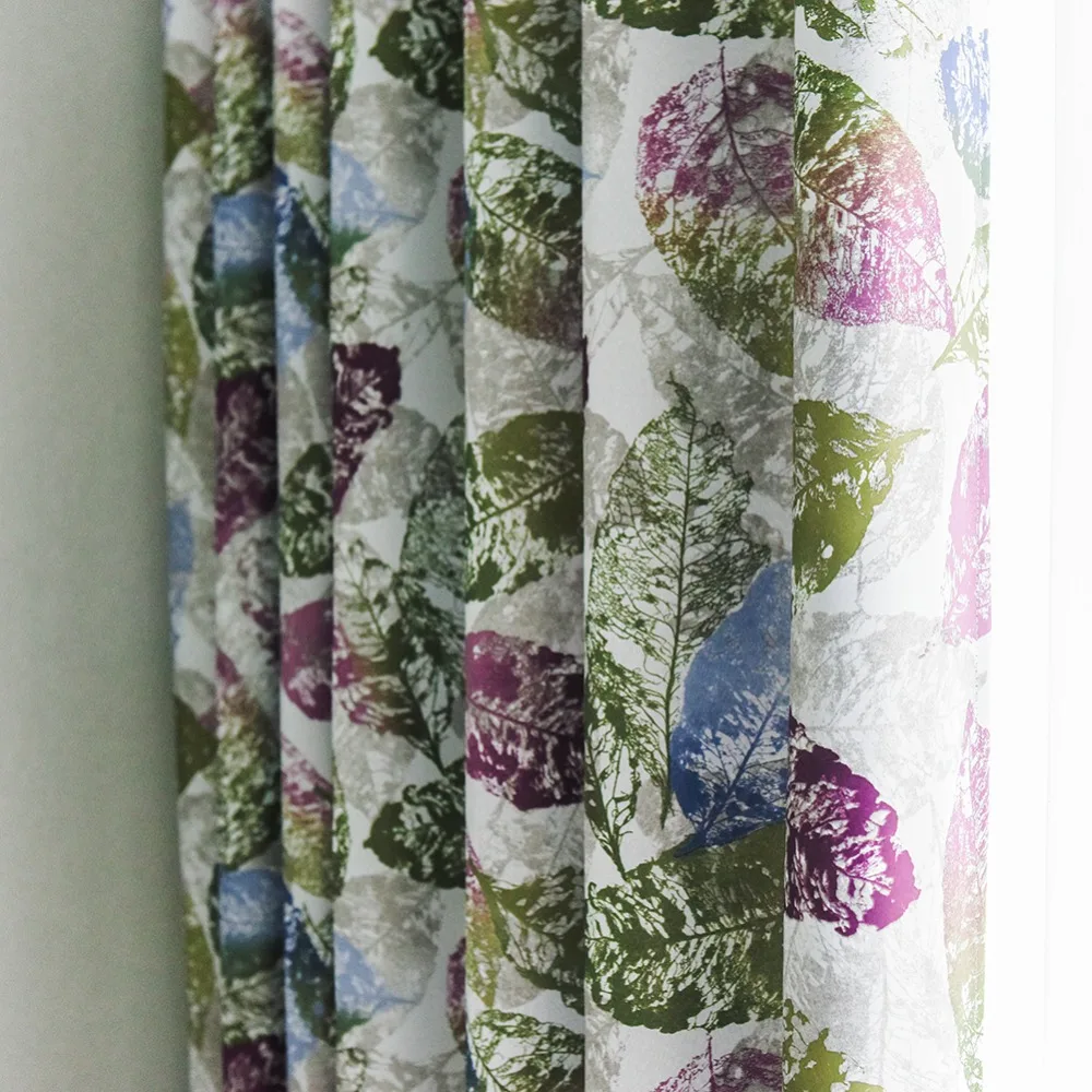 

Topfinel Elegant Modern Leaves Pattern Blackout Windows Curtains for Living Room Bedroom Kitchen Decorative Window Screening