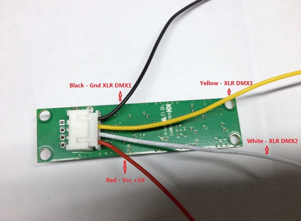 Wireless DMX512 Receiver PCB board