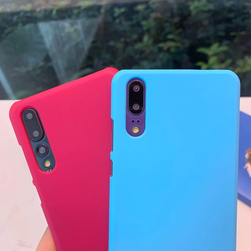 Матовый Жесткий Пластиковый ПК чехол карамельных цветов для Huawei P40 P30 P20 Nova 3 3i Honor 9S