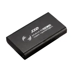 5x3 см 1,8 "USB 3,0 внешний корпус mSATA конвертер Кабель-адаптер Черный