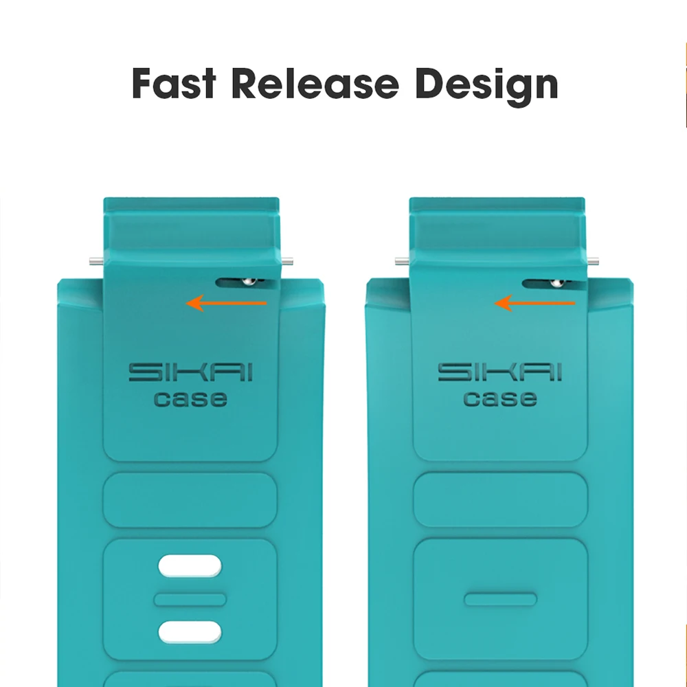 SIKAI Смарт часы ремешок для Amazfit Verge силиконовый замена Браслет и чехол Защитный PC