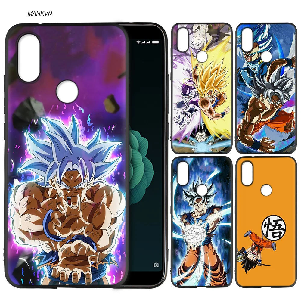 

Silicone Soft Case Cover for Xiaomi A2 Lite A1 Redmi S2 Note 5 Plus 6 6A 4 4X Pro Poco F1 Dragon Ball DragonBall goku