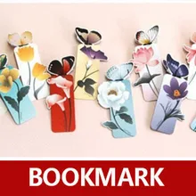 Закладки с 3D бабочками, китайский винтажный красивый маркер для книг с бабочками в качестве подарка на день рождения и Рождество