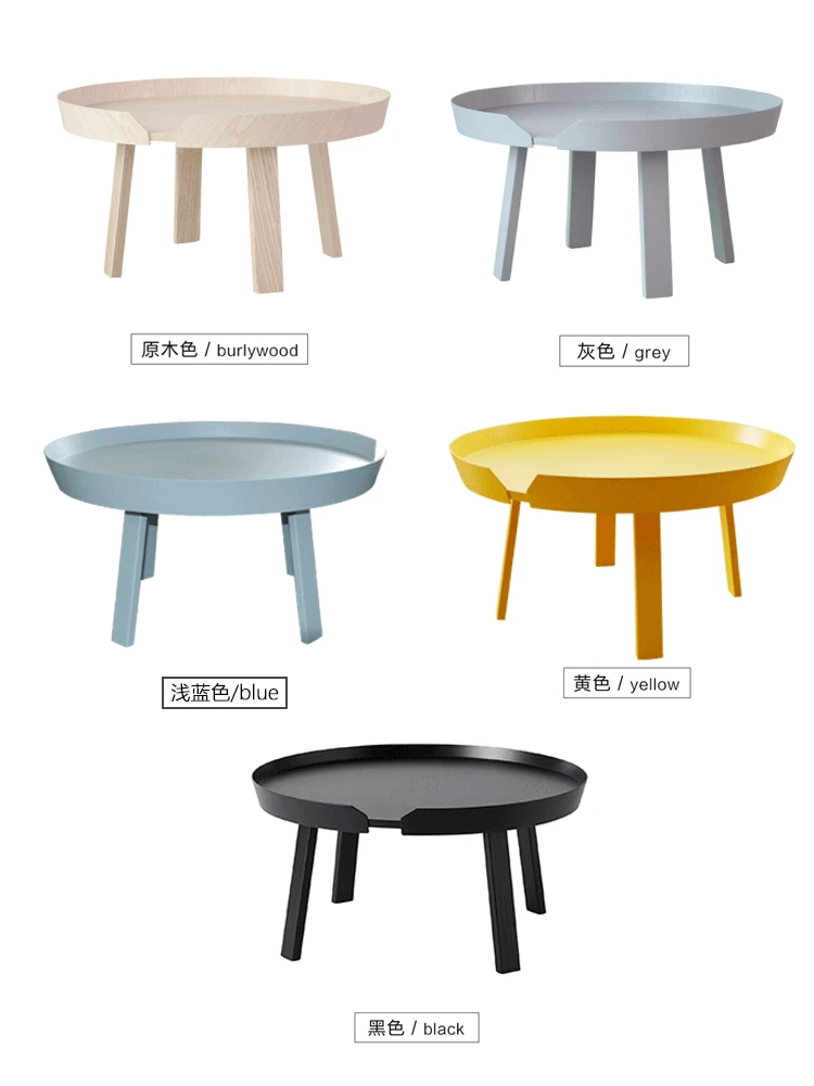 72*37.5CM Solid wood Round Side table Coffee Tables Creative Bedside Table 72*37.5CM Solid wood Round Side table Coffee Tables Creative Bedside Table