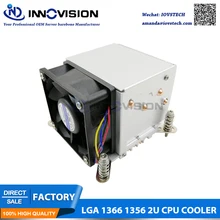 LGA1366 1356 радиатор для процессора с четырьмя нагревательными