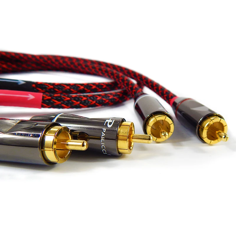 Аудиокабель HiFi RCA высокое качество чистой меди 6N OFC для усилителя мощности и ТВ dvd