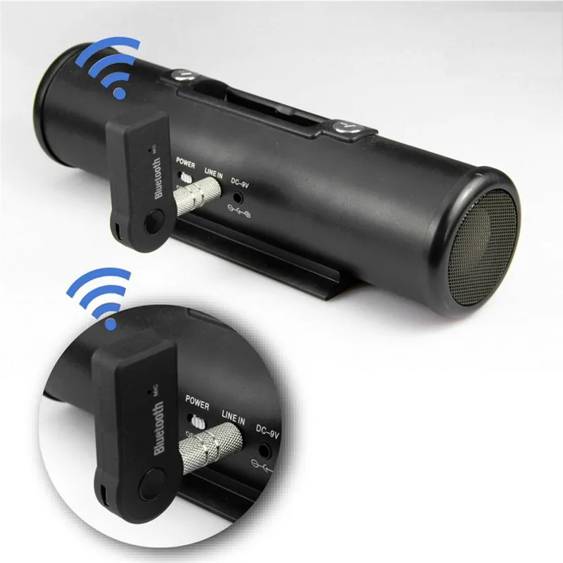 Беспроводной автомобильный Bluetooth приемник адаптер 3,5 мм Aux стерео усилитель музыки Hands-freeHome автомобильный Bluetooth аудио адаптер с микрофоном 100 набор