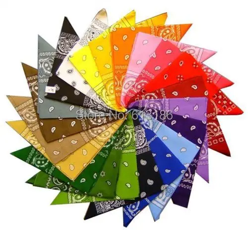 

Free Shipping 2014 New Hot Sales Women/Men 100% Cotton 54cm*54cm Paisley Printed Bandana,More Color Can Choose.