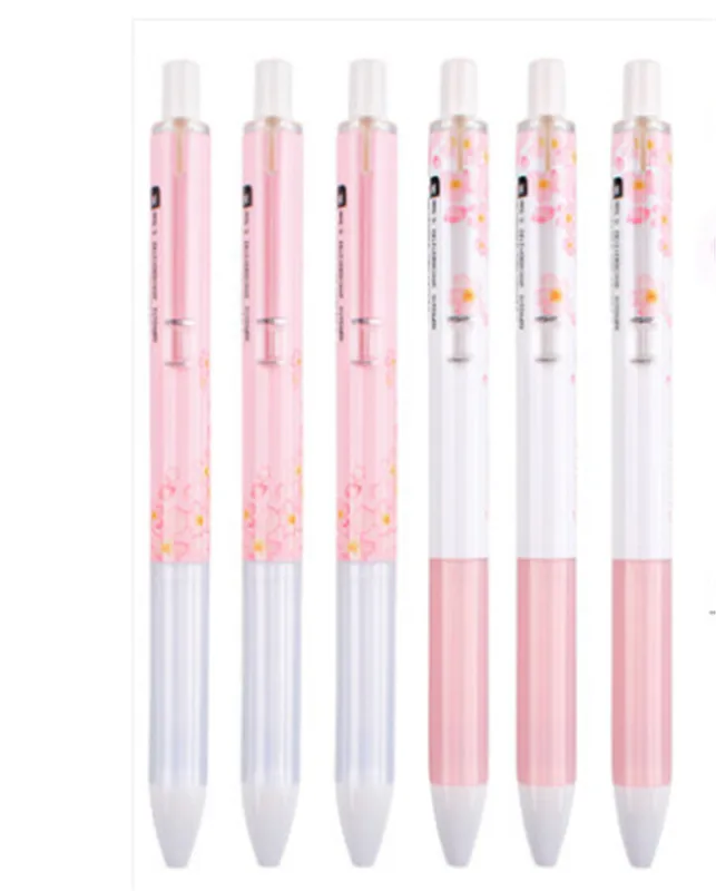 12 шт. M& G Cherry Blossom серия ограниченная гелевая ручка 0,5 ручка для подписи H2610 Kawaii школьные принадлежности - Цвет: 5PCS
