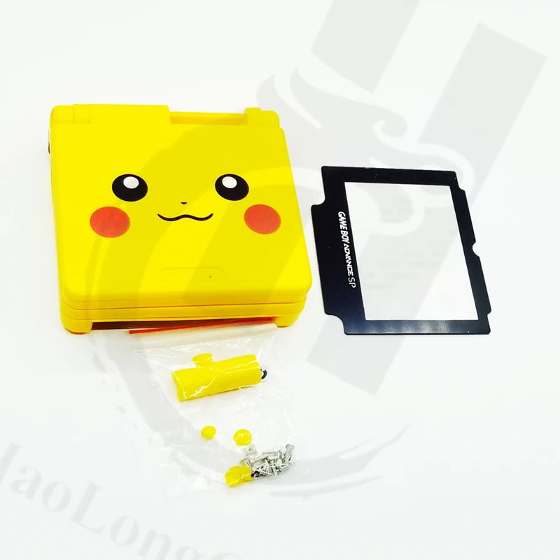 DIY Game Accessories For GameBoy Advance SP For GBA SP shell Housing Case Cover cartoon Edition Replacement Shell screen button