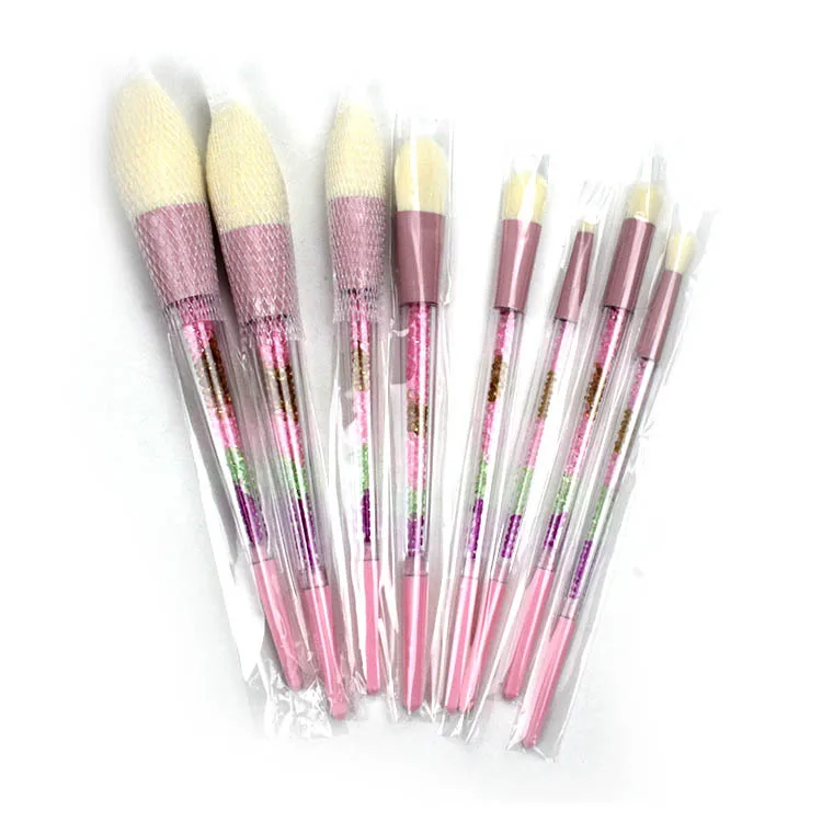 Conjunto de Pincel de Maquiagem Novo Moda Beleza Maquiagem Ferramentas Populares 8 Pçs - Set 4 Novo 8 pçs set moda beleza maquiagem