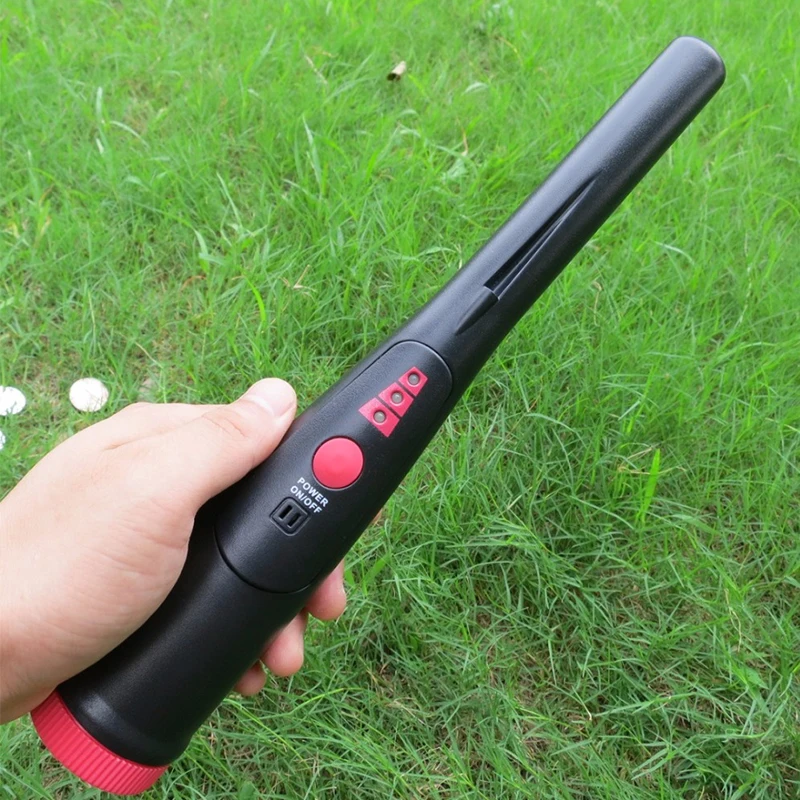 

Metal Detector High Sensitivity Pinpointing Handheld Metal Gold Detector Static Alarm Treasure Seek Tool(Battery not included)