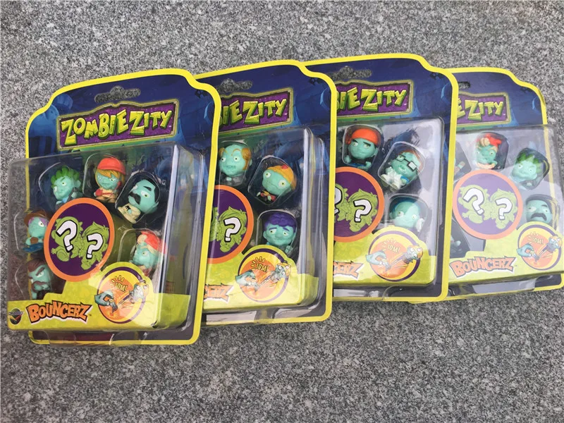 Зомби Zity Bouncerz мини-Фигурки 6 + 2 скрыть специальное издание игрушечные фигурки