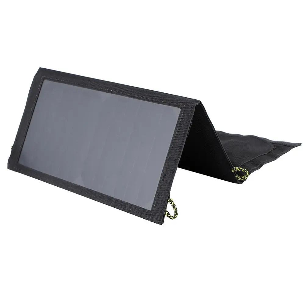 

PET Laminated Panel & 600D PVC Plastic Waterproof Fabric Dual USB Ports 5V USB Solar Panel Charger Foldable For Electronics