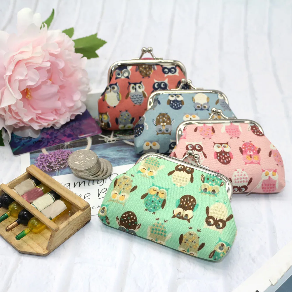 

Women's Owl Coin Purse Money Bag Change Card Holders Small Wallet mini bag Clutch Purse cute wallet pochette New Arrive Purse#30