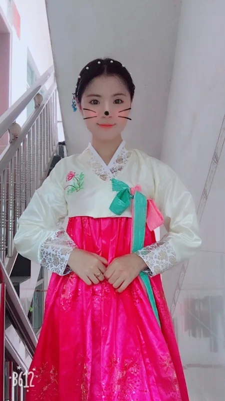 Корейский стиль традиционное винтажное платье ханбок для женщин с v-образным вырезом вечернее платье ханбок Женская Туника национальные костюмы