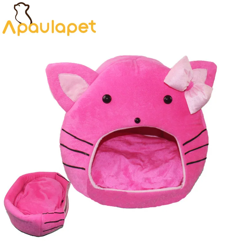 APAULAPET Кот кровати Кошкин дом Съемная домашних животных гнездо собака туалетов