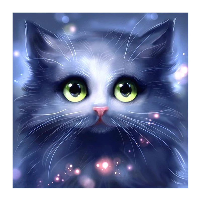 

5D DIY Diamond embroidery cute little cat diamond painting Cross Stitch full square Rhinestone mosaic decoration gift