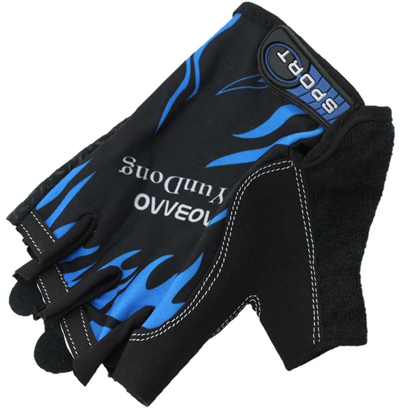 Противоскольжения Половина Finger Gym Team Guantes Ciclismo дышащая Прихватки для мангала тренировки Многофункциональный для Для мужчин и Для женщин g46-4