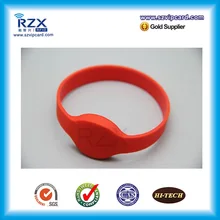 50 шт. водонепроницаемый силиконовый rfid-браслеты TK4100 красный rfid-браслеты