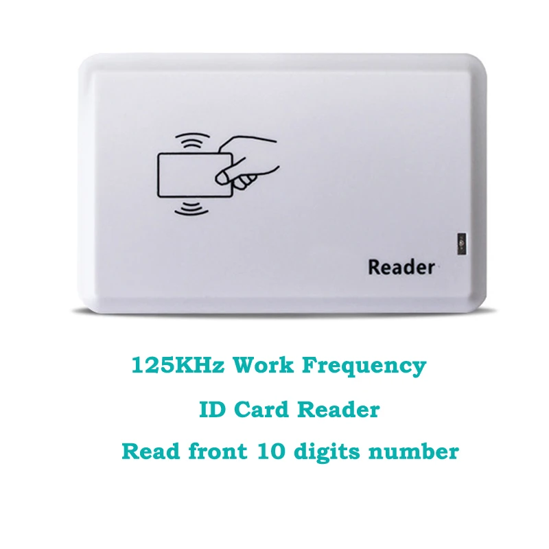 125 кГц USB считыватель интерфейс USB Reader настольный считыватель - Цвет: front 10 digits