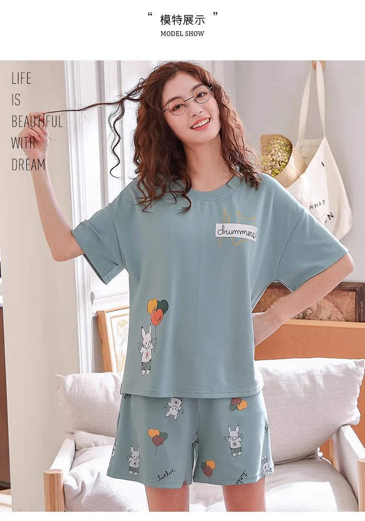 Полосатая футболка с короткими рукавами и буквенным принтом и шорты комплект из 2 предметов, пижама Милая Пижама с котом Пикачу, женская пижама для девочки, mujer invierno