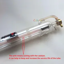 HQ 50 Вт CO2 лазерная трубка гравировальный гравер резки 1000 мм заводской выход