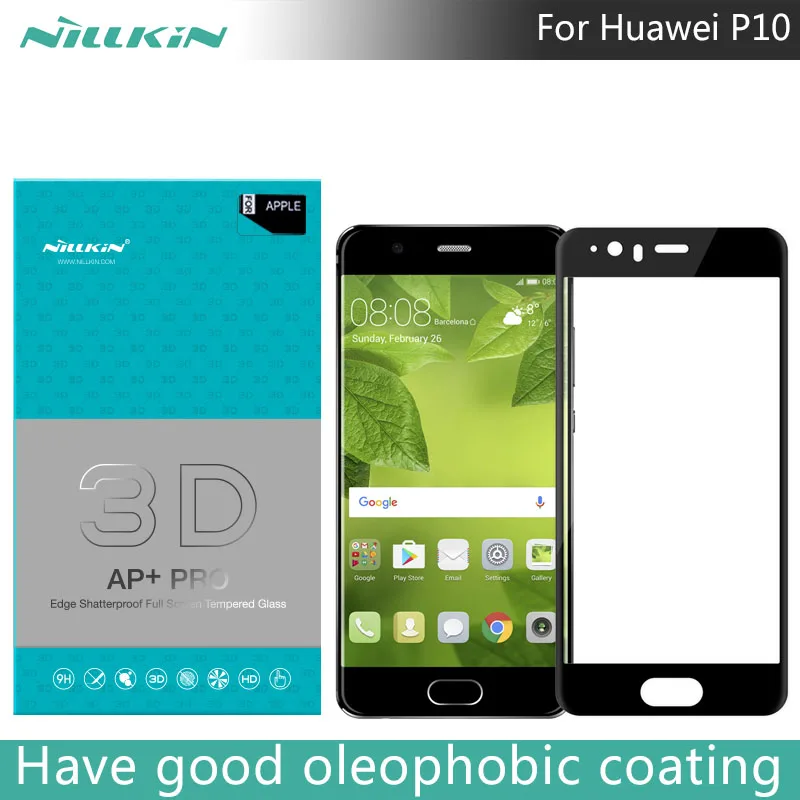 imágenes para Para huawei p10 nillkin 3d ap + pro edge vidrio templado inastillable vidrio templado para huawei p10 pantalla completa 5.1 pulgadas 0.23mm delgada imágenes para Para huawei p10 nillkin 3d ap + pro edge vidrio templado inastillable vidrio templado para huawei p10 pantalla completa 5.1 pulgadas 0.23mm delgada