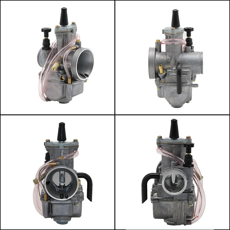  Carburetor for Keihin for PWK 24 26 28 30 32 34mm 2T 4T  Motorcycle Carb With Power for Jet for Moto for ATV Carburador Carburateur  for pwk (Color : 28mm) : Automotive