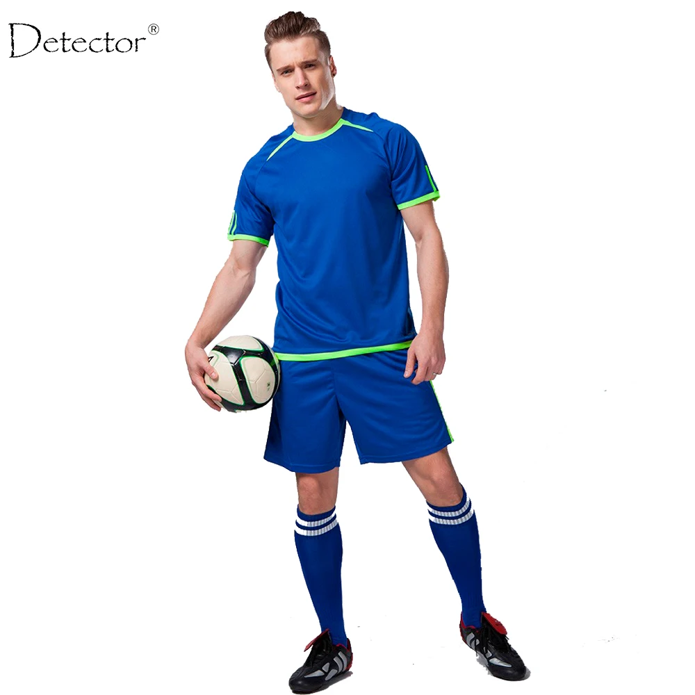 Detector professional men soccer uniform football jerseys kits soccer