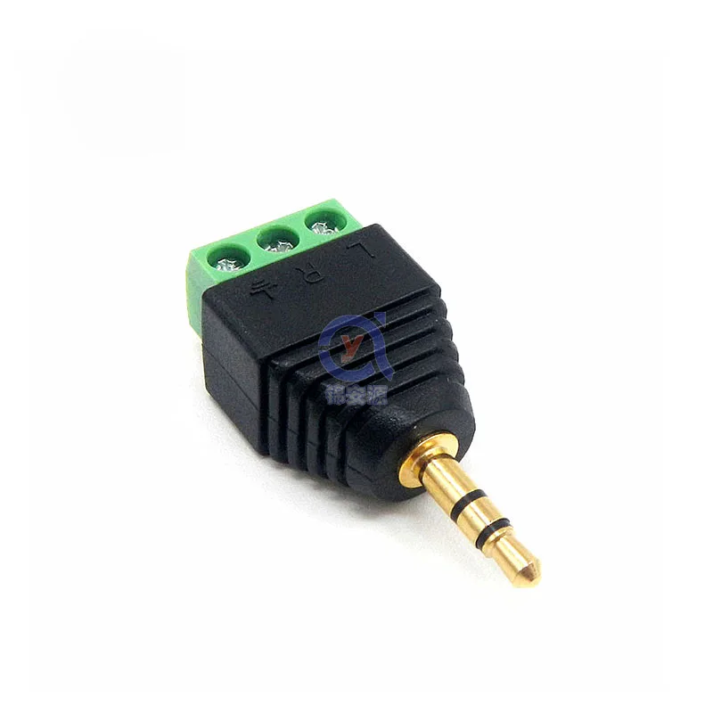 100pcs Gold plated 6 35mm 1 4Male plug to 3 5mm 1 8Female Jack Stereo Headphone Audio Adapter TRS 6 35 to 3 5 converter