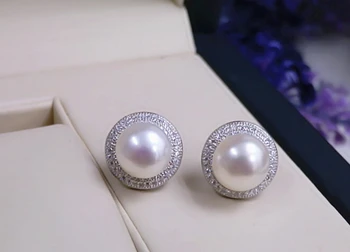 

10-11MM genuine freshwater Pearl Earrings