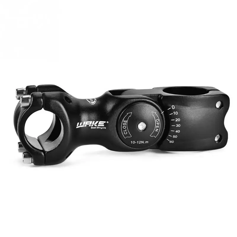 WAKE 0 60 Degrees Adjustable Bike Handlebar Stem 31.8mm*90mm Bicycle