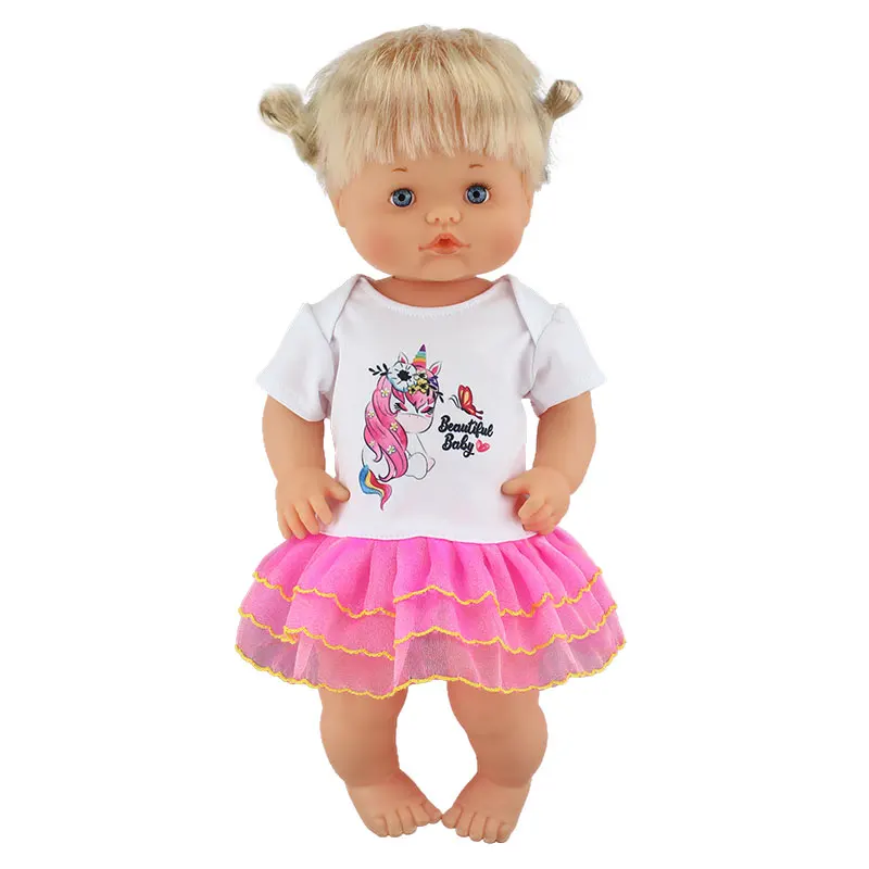 Новая мода платье подходит для 42 см Nenuco кукла 17 дюймов куклы Одежда и аксессуары - Цвет: a4