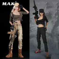 Игрушечные лошадки 1/6 женский Shooter Костюмы комплект костюм одежда FG010 F резиновая фигура загар Цвет кожи 12 "PH фигурку средства ухода за кожей