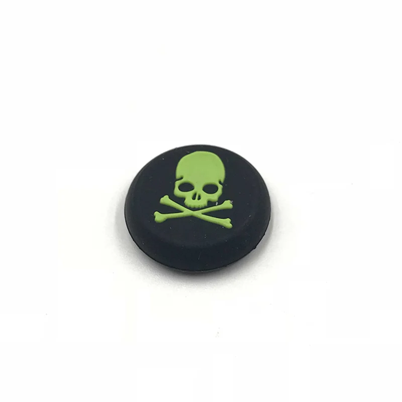 Green Skull 4 шт. череп кошачья лапа джойстик колпачок ручка Крышка для аналогового стика и джойстика крышка ключа протектор для Ps3 PS4 для xbox 360 контроллер - Цвет: Green Skull