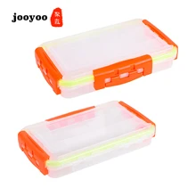 Регулируемая пластиковая рыболовная приманка крючок Приманка снасти Коробка переносной чехол для хранения снасти Многофункциональный Органайзер рыболовные коробки jooyoo