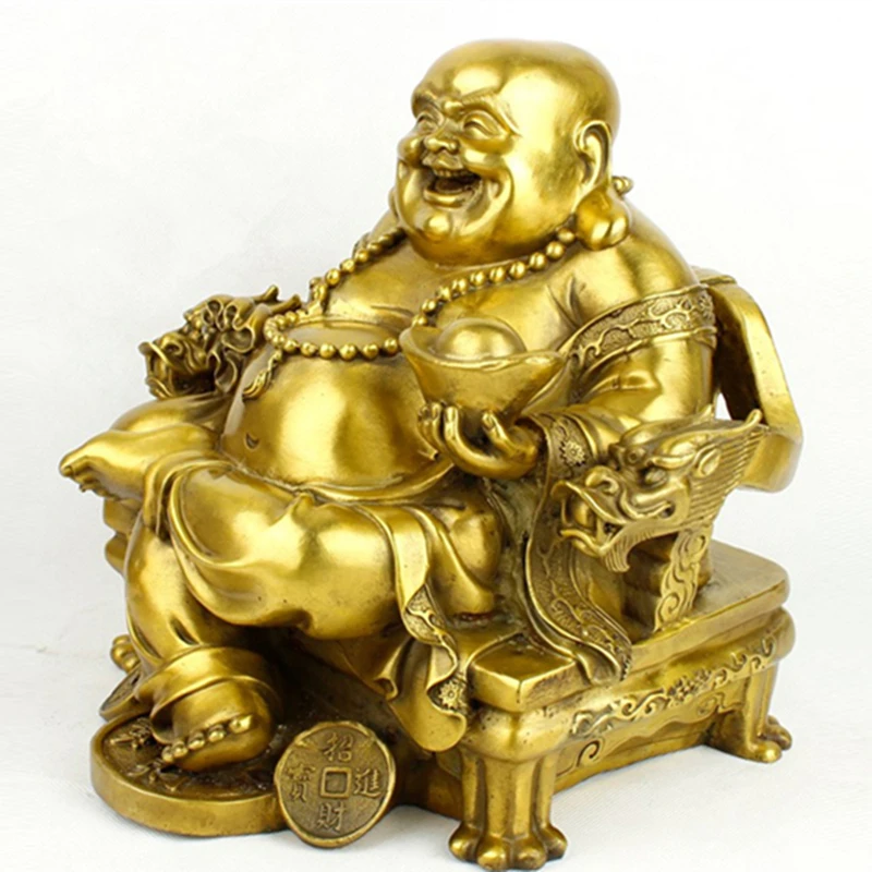 Открывающийся светильник статуэтка Будды Майтрея Смеющийся Будда предметы интерьера автомобиля пузатый Будда ремесла украшение дома